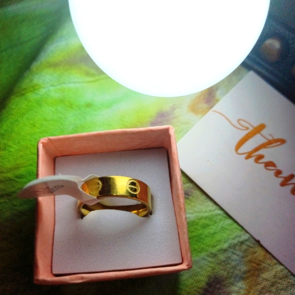 Stainless  Designer Inspired stainless steel Fashion  Love Ring